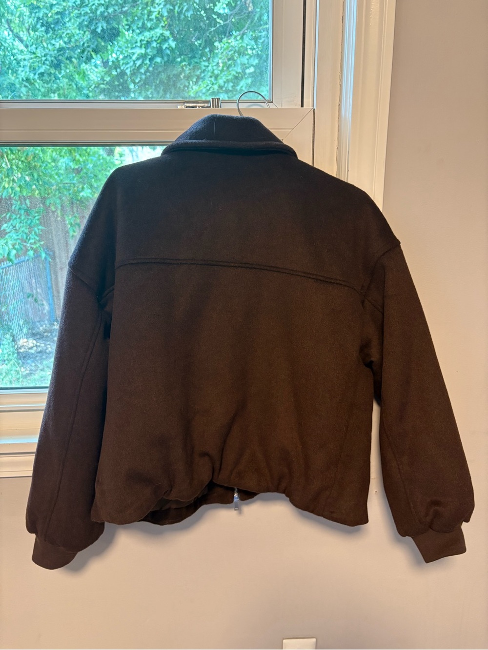 Abercrombie & Fitch Wool-Blend Bubble Hem Coat - Picture 9 of 10